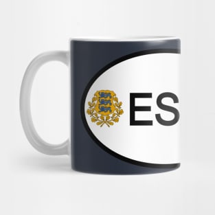 Estonia car country code Mug